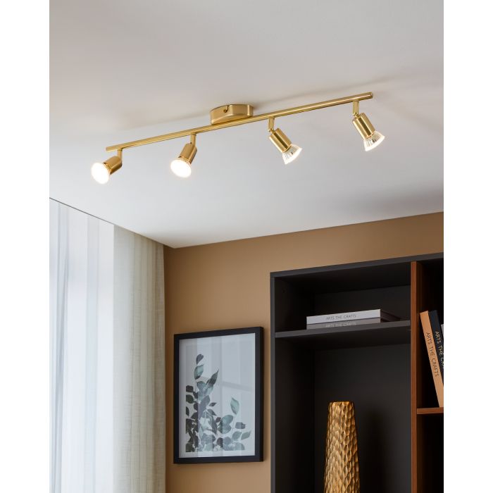 Eglo Trastanello-Buzz opbouwspot 4x 2,8W gold