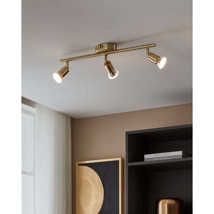 Eglo Trastanello-Buzz opbouwspot 3x 2,8W gold