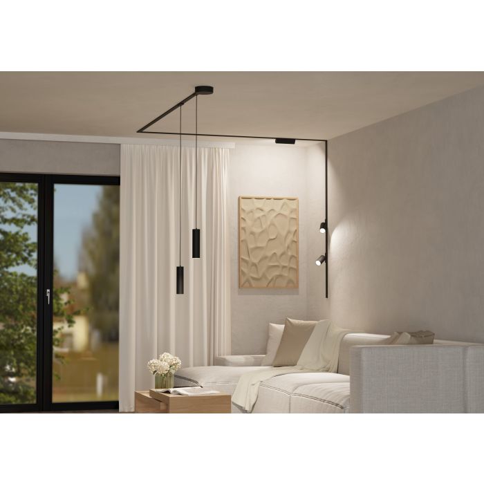 Track plus railspot multi lens zwart 6,6W