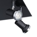 Eglo Tamara plafondlamp 4x GU10 zwart/chrome