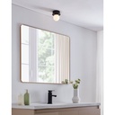 Eglo wand-/plafondlamp Mosiano zwart IP44