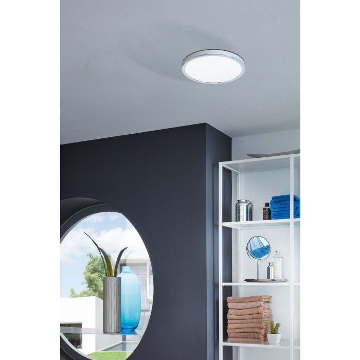 Eglo Fueva 5 LED opbouw 285mm chroom 3000K