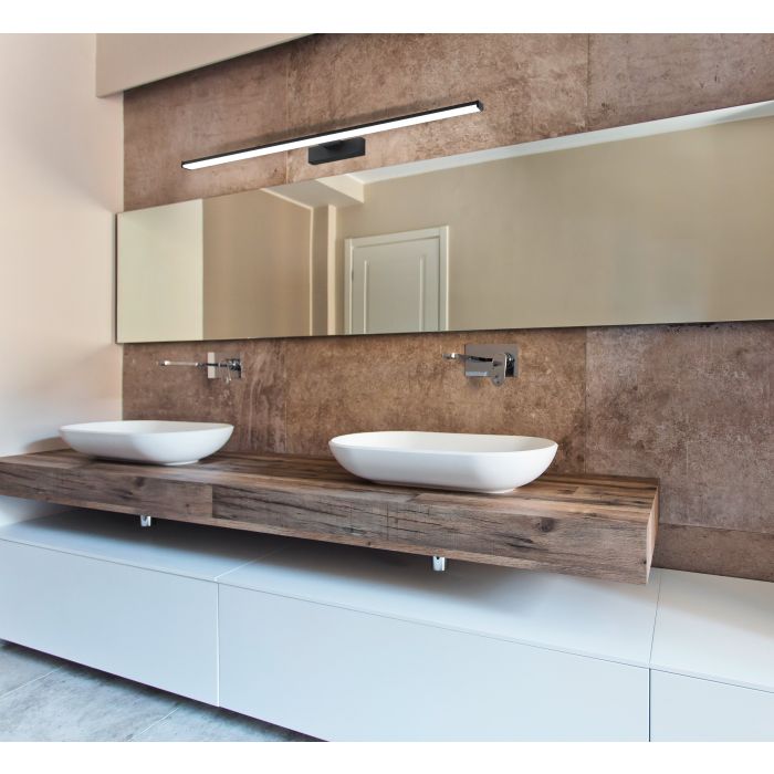 Eglo Pandella 1 spiegelverlichting IP44 780mm zwart 1700lm 4000K