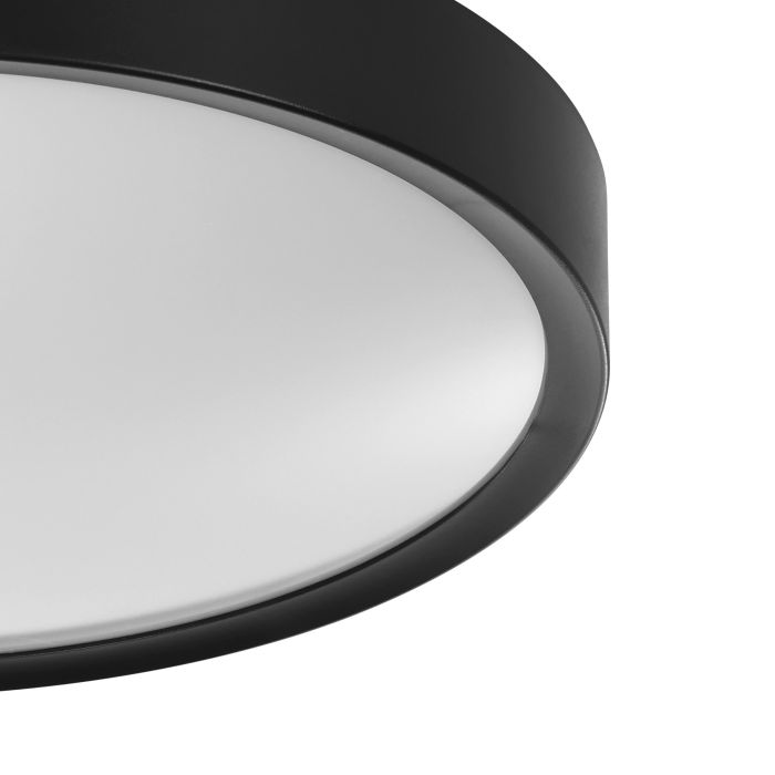 Eglo Musurita LED plafondlamp 440mm zwart 600lm 3000K