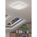 Eglo Ferentino plafondlamp 28x28cm staal wit 1100lm 3000K