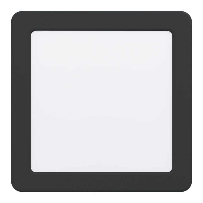 Eglo Fueva 5 opbouwarmatuur 160x160mm zwart 1350lm 4000K