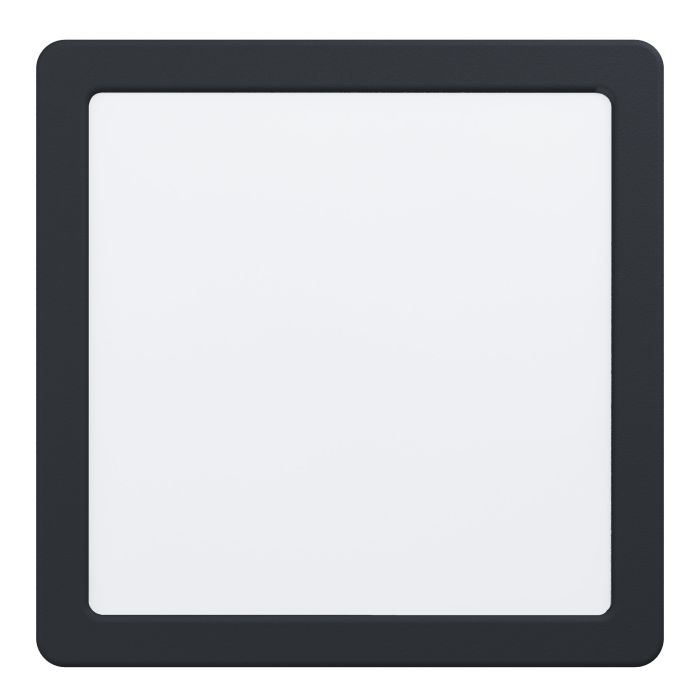 Eglo Fueva 5 LED opbouwarmatuur 210x210mm zwart 2000lm 3000K