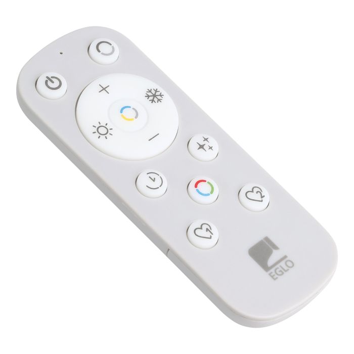 Eglo Amandolo LED opbouwarmatuur rond 400mm zwart 1900lm 2700-6500K