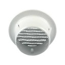 Renson 435/R schoepenrooster inbouw rond 435/R 80mm RAL9010