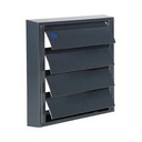 Renson 433 dampkaprooster 173x173mm - RAL7016 structuur