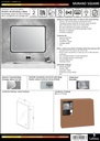 Lafiness Murano LED spiegel square m/zwarte rand 60x80cm