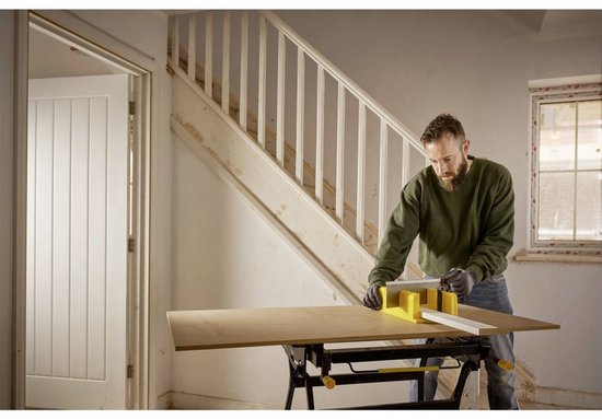 Stanley verstekbak kunstst. + kapzaag 310x130x80mm