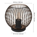 Eglo Almanzora tafellamp 1xE27 koper