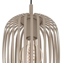 Eglo Romazinna hanglamp 3xE27 Ø46 x H110cm staal/zandkleur