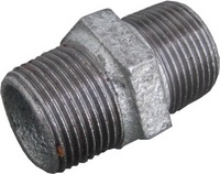 Dubbele nippel galva 1/2