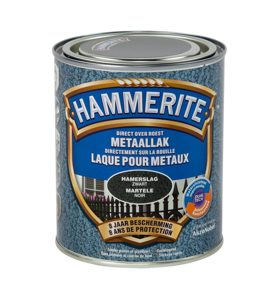 Hammerite hamerslaglak zwart 750ml
