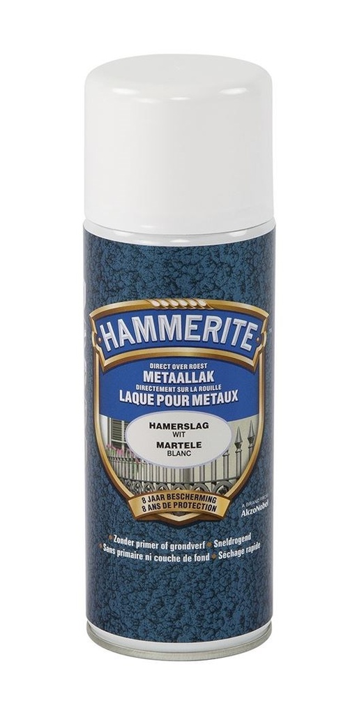 Hammerite hamerslaglak wit 40ml