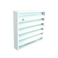 Renson 431 muurrooster 165x165mm wit