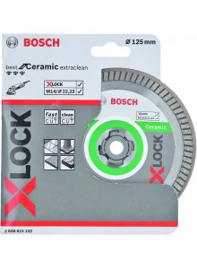 Bosch - XLK diam schijf best ver ect 125x1,4