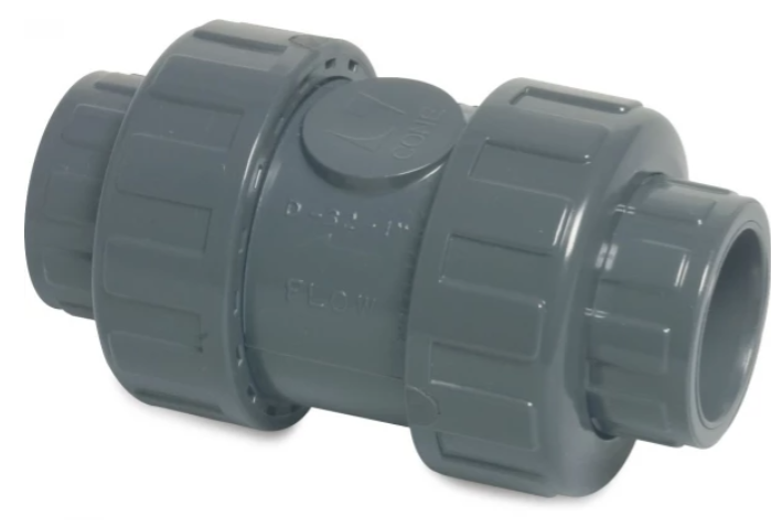 Druk PVC terugslagklep 50mm