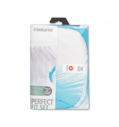 Strijkplankhoes - 124x38cl - complete set