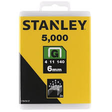 Stanley nieten 6mm type G 5000 stuks