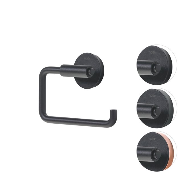 Urban toiletrolhouder zwart