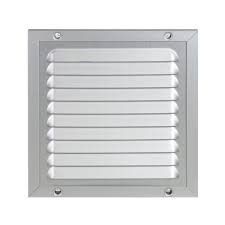 Renson 437 schoepenrooster met gaas 150x150mm - naturel