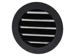 Renson 434/R inbouwrooster rond 125mm RAL9005