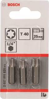 Bosch bit torx T40 extra hard 25mm (3st)