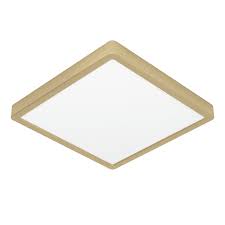 Eglo Fueva 5 LED opbouwarmatuur 285x285mm geel-koper 2400lm 3000K