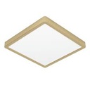 Eglo Fueva 5 LED opbouwarmatuur 285x285mm geel-koper 2400lm 3000K