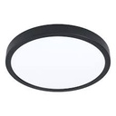 Eglo Fueva 5 LED opbouwarmatuur 285mm zwart + sensor 2400lm 3000K