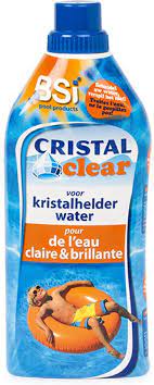 Cristal clear voor kristalhelder zwembadwater 1L
