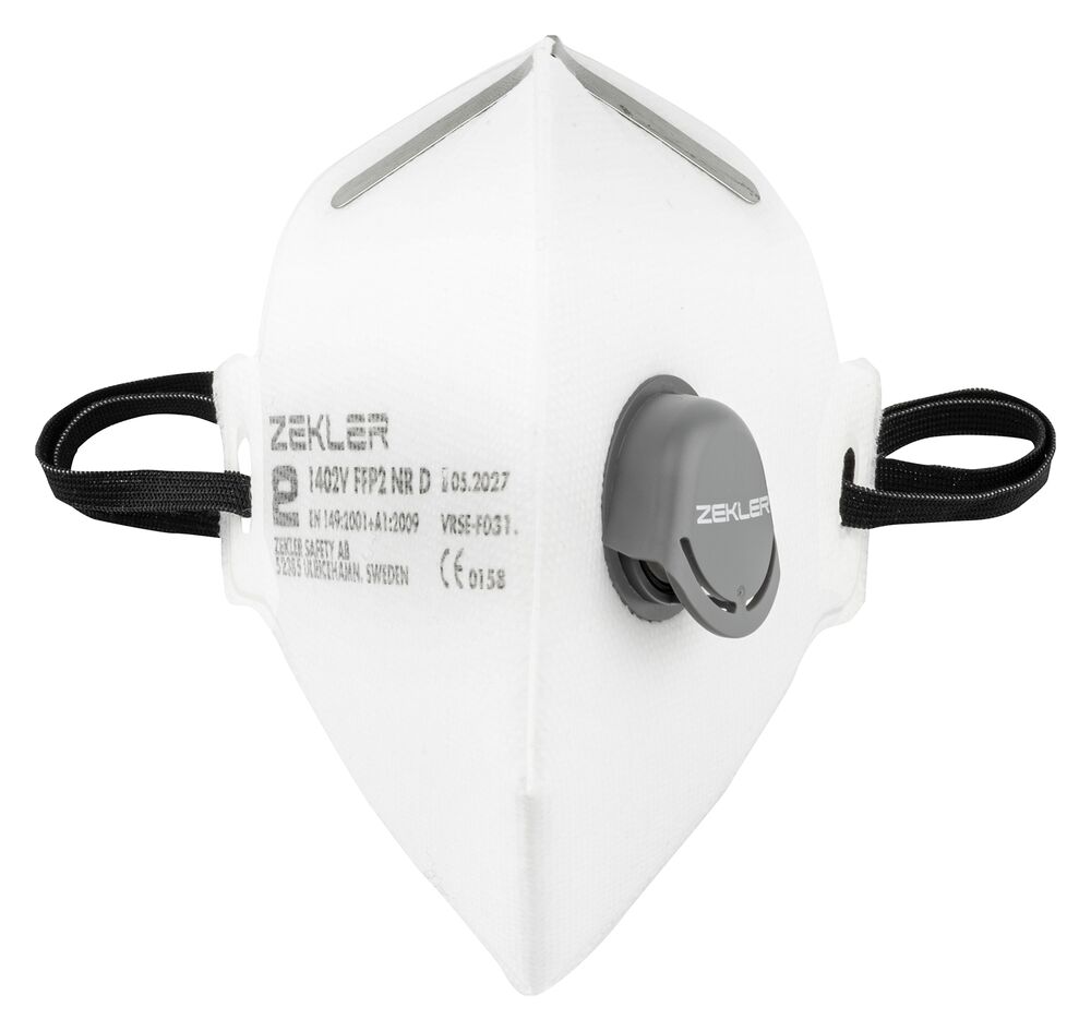 Zekler 1402V filterend half masker FFP2 (3st)