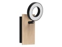 Eglo Rieveles spot 1x4,2W hout/zwart