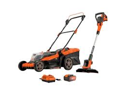 PowerPlus dual accu grasmaaier + trimme R2x20V 5,0/2,5Ah