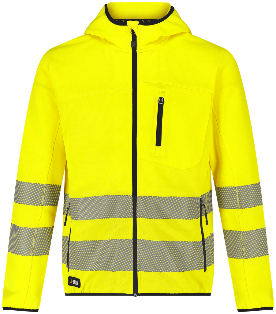 Safety Jogger Scuti hoodie geel - High-Vis