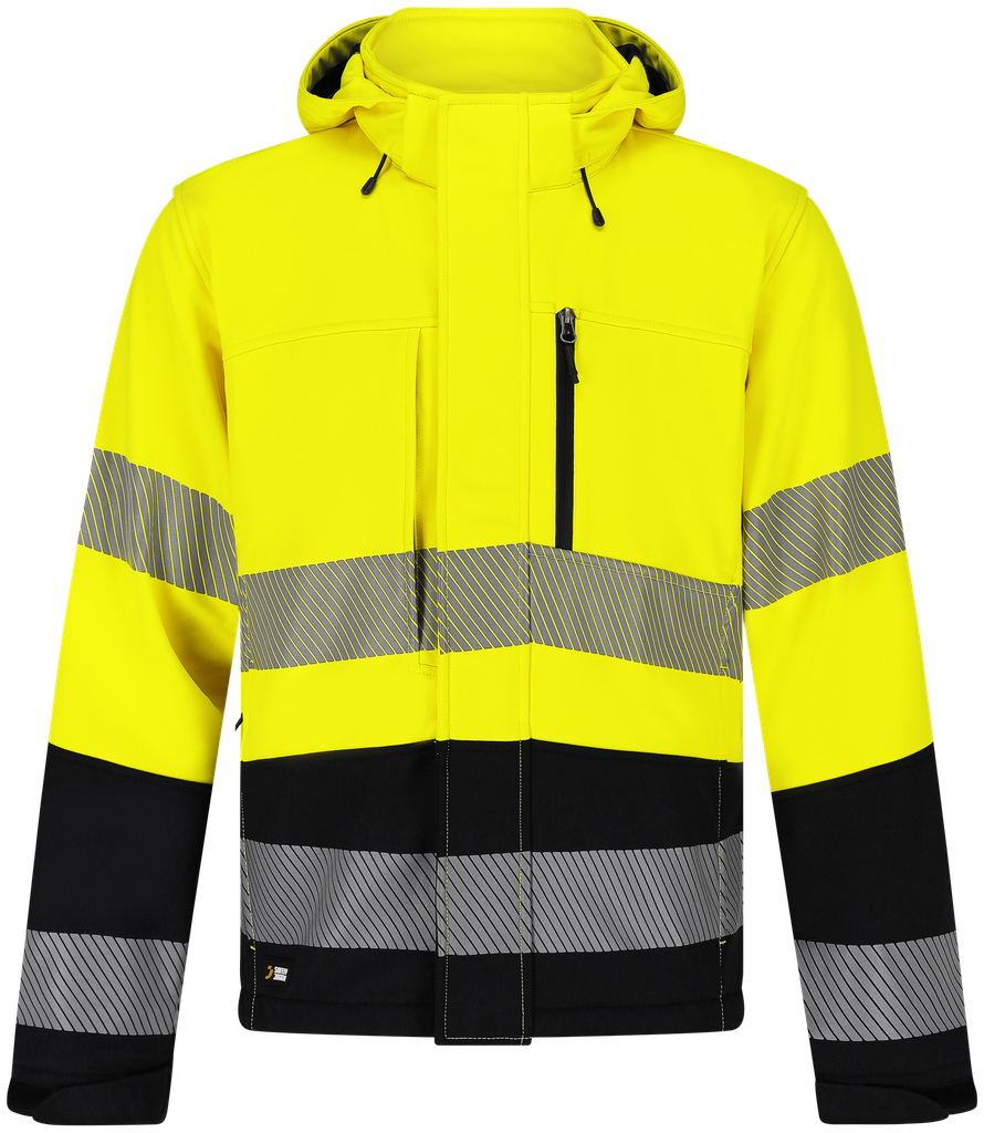Safety Jogger Scuti softshell geel/zwart - High-vis