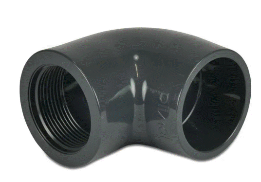Druk PVC bocht 32mm x 4/4F