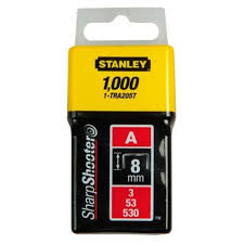 Stanley nieten 8mm type A - 1000stuks