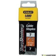 Stanley krammen 11mm type 7 - 1000stuks