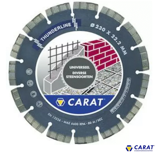 Carat diamantschijf CEB Thunderline universeel 125 x 22,2mm