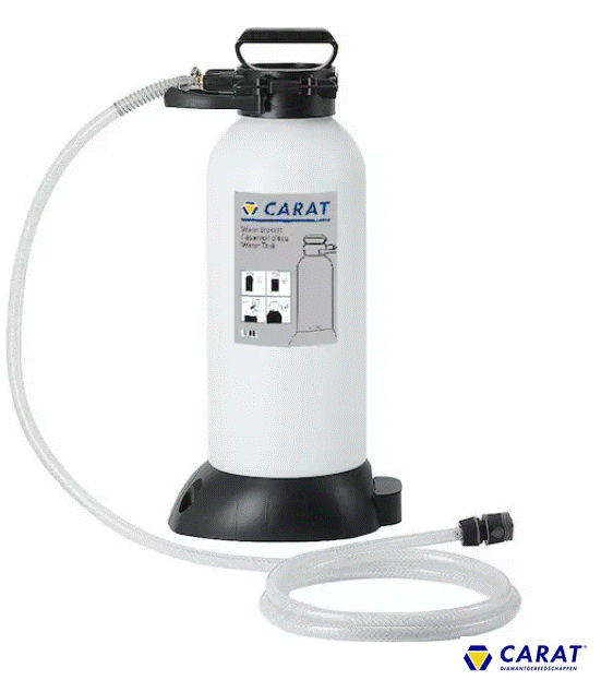 Carat waterdrukvat KDDW kunststof 9,5L