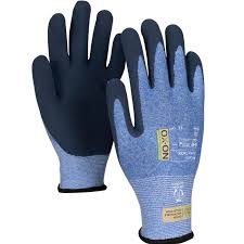 OX-ON werkhandschoen junior 1600 blauw 4/6