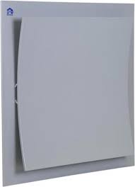 Renson inbouw afzuigrooster design 188x188mm RAL9006