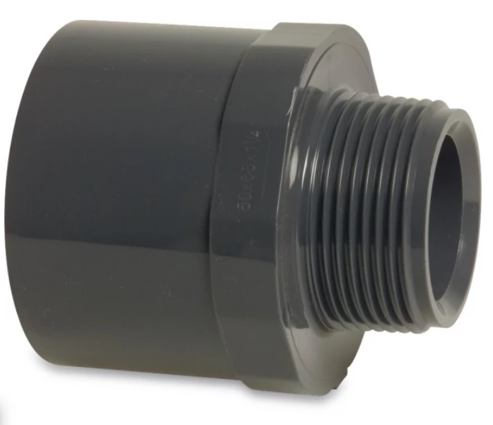 Druk PVC puntstuk 32/25mm x 5/4 M