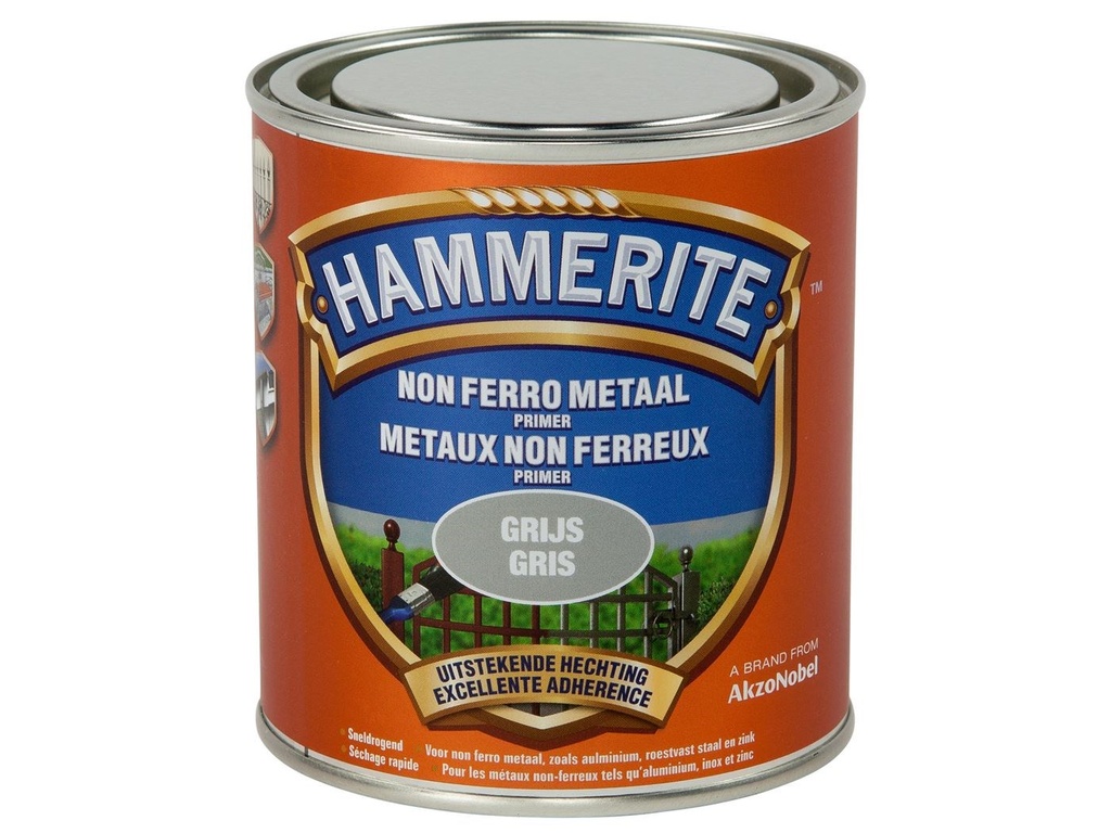 Hammerite non ferro metaal primer grijs 0,5L