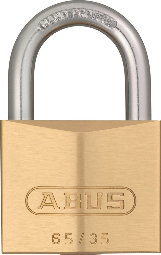Abus 65/35 hangslot messing