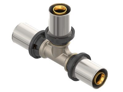 Unipipe pers T-stuk 16/2 x 16/2 x 16/2